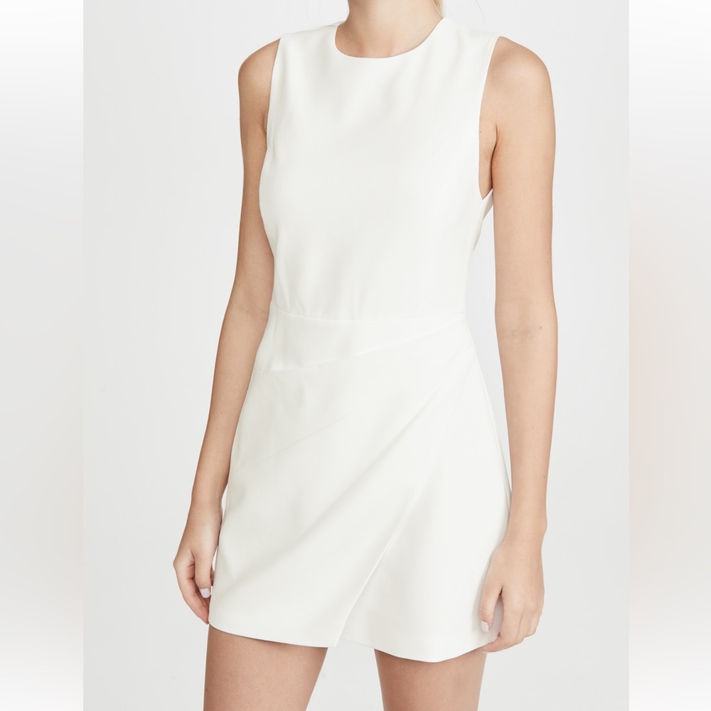 Alice + Olivia white mini dress - rare find!